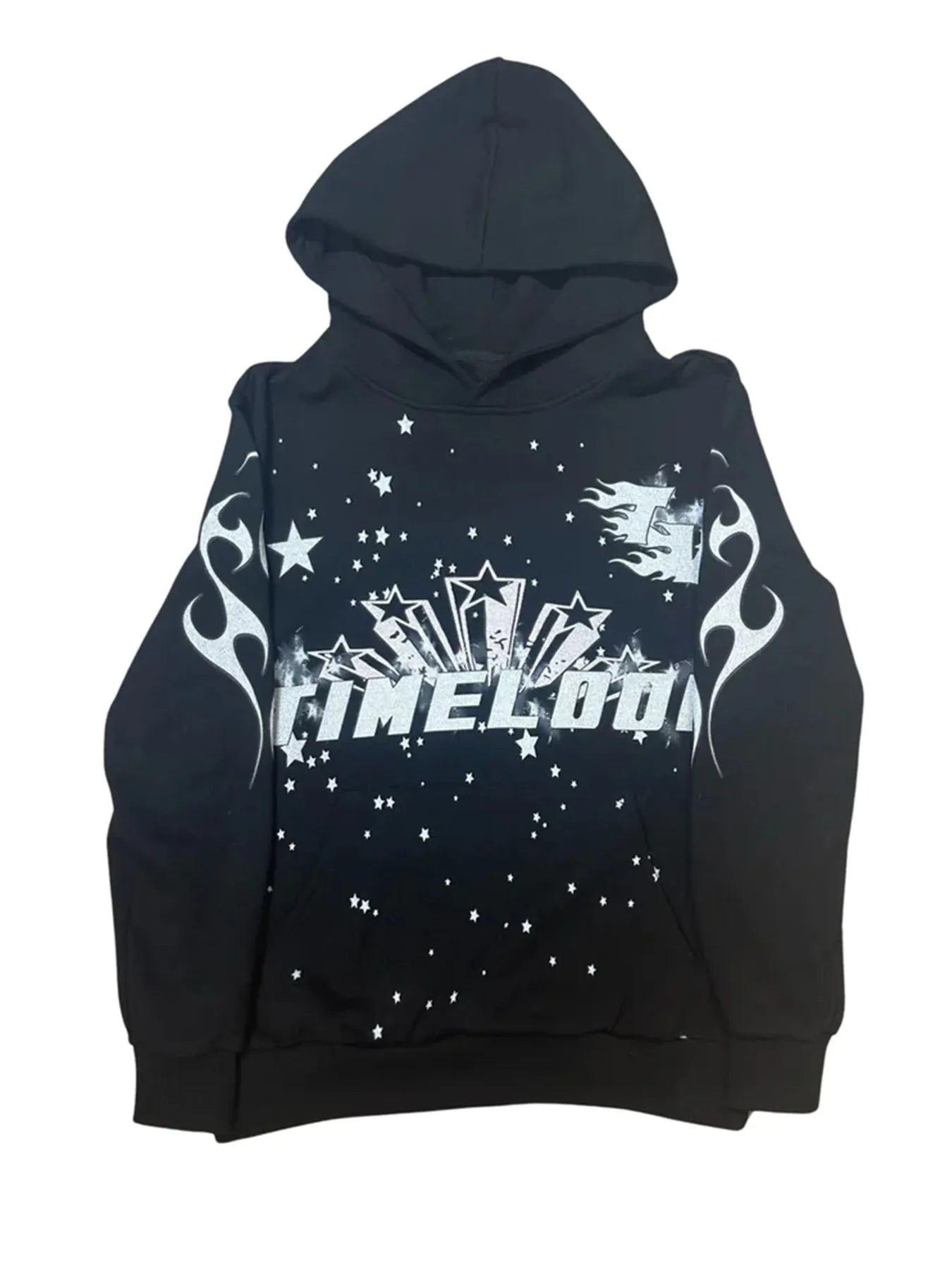 New Harajuku Gothic Pullover Hoodie Y2K Hoodies Men Hip-Hop Graphic Print Oversized Women Sweatshirt Street Wear Top Clothing