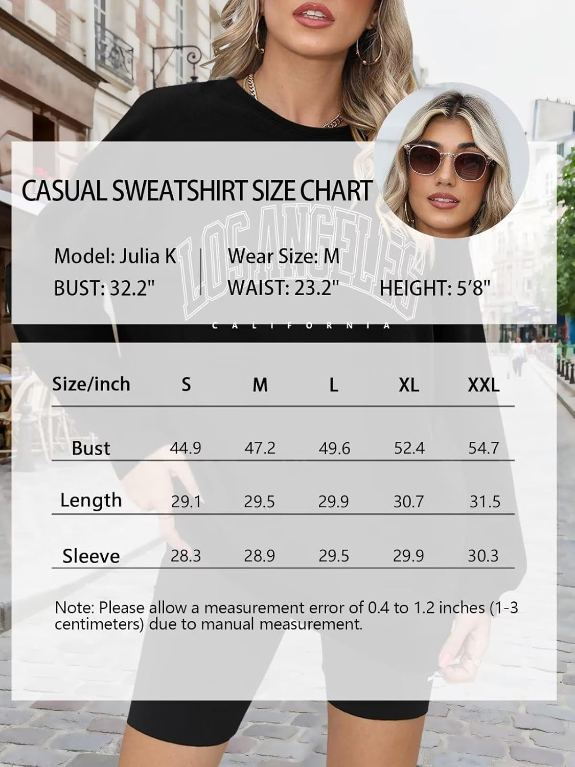 Women’S Casual Letter Graphic Print Long Sleeve Oversized Sweatshirt Tunic Tops Creweck Loose Tee T Shirts