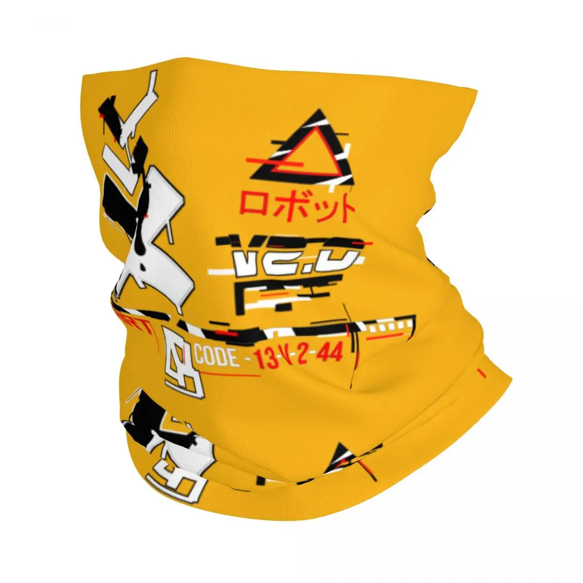 Custom Japanese Tokyo Techwear Bandana Neck Gaiter for Hiking Running Wrap Scarf Future Tech Street Wear Style Balaclava Warmer