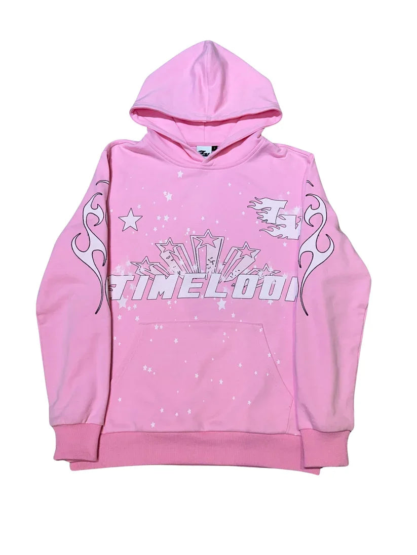 New Harajuku Gothic Pullover Hoodie Y2K Hoodies Men Hip-Hop Graphic Print Oversized Women Sweatshirt Street Wear Top Clothing