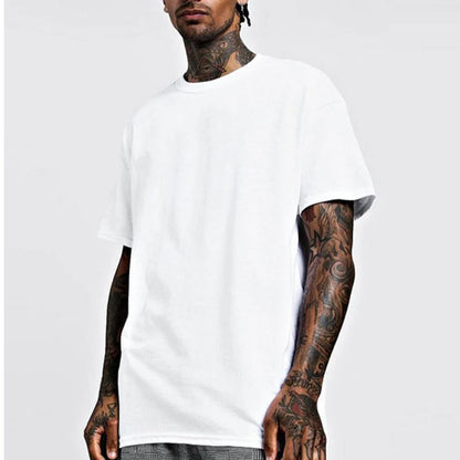 Blank White Unisex T-Shirt Street Wear Style 100% Cotton Ready to Wear Soft Fashion T-Shirt Black Friday Sale Back to School Cyber Monday